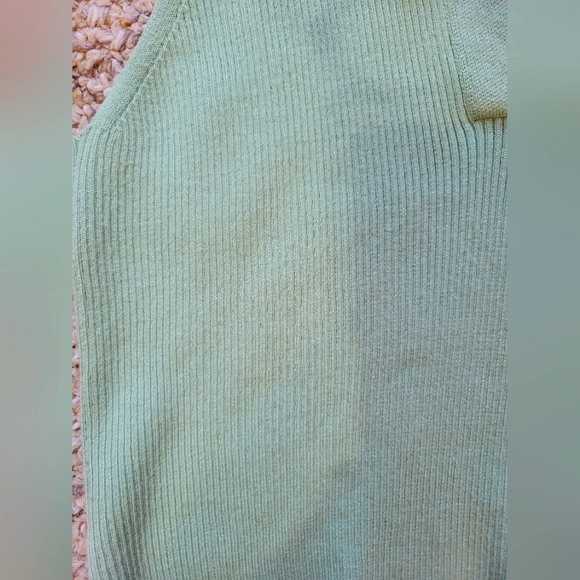 Sage Green Collared Tank - Picture 2 of 4